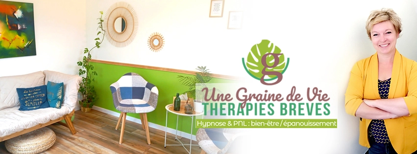 logo une graine de vie, thérapie brève hypnose et PNL à Dole